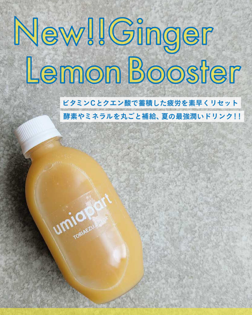 NEW!! Ginger Lemon Booster